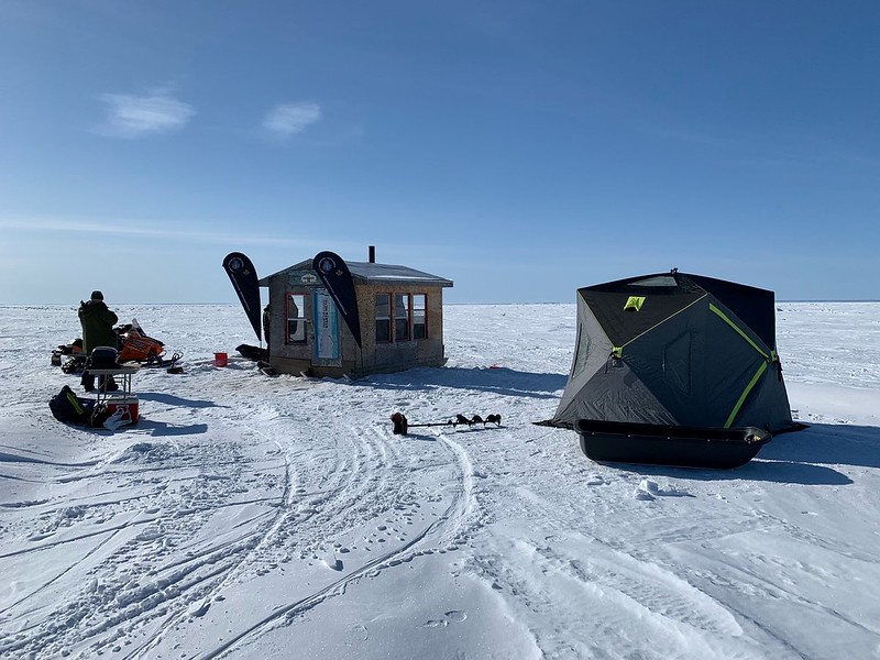 LAKE WINNIPEG ICE FISHING Image